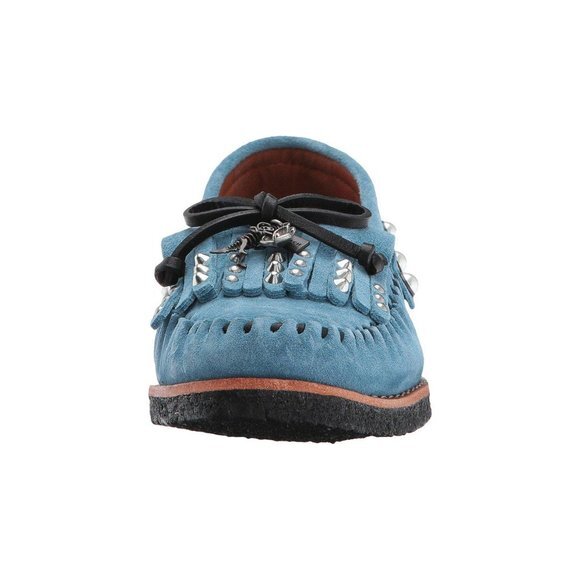 NEW COACH Roccasin Slipon Sued Chambray Flats - Picture 9 of 9